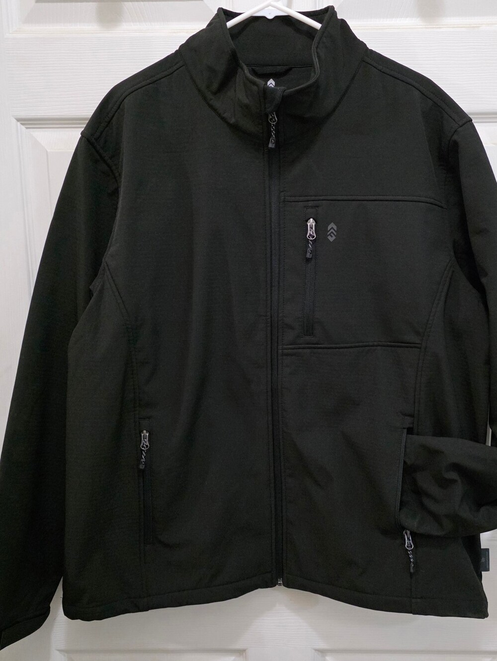 Mens Free Country Softshell Jacket - Black - Light Textured Fleece Lining